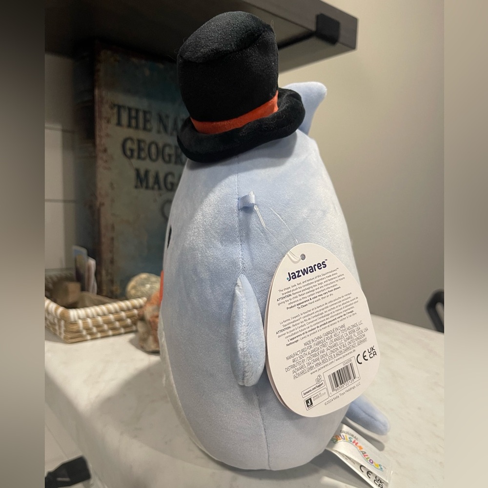 Samir the Whale Squishmallow 8” - Picture 2 of 6